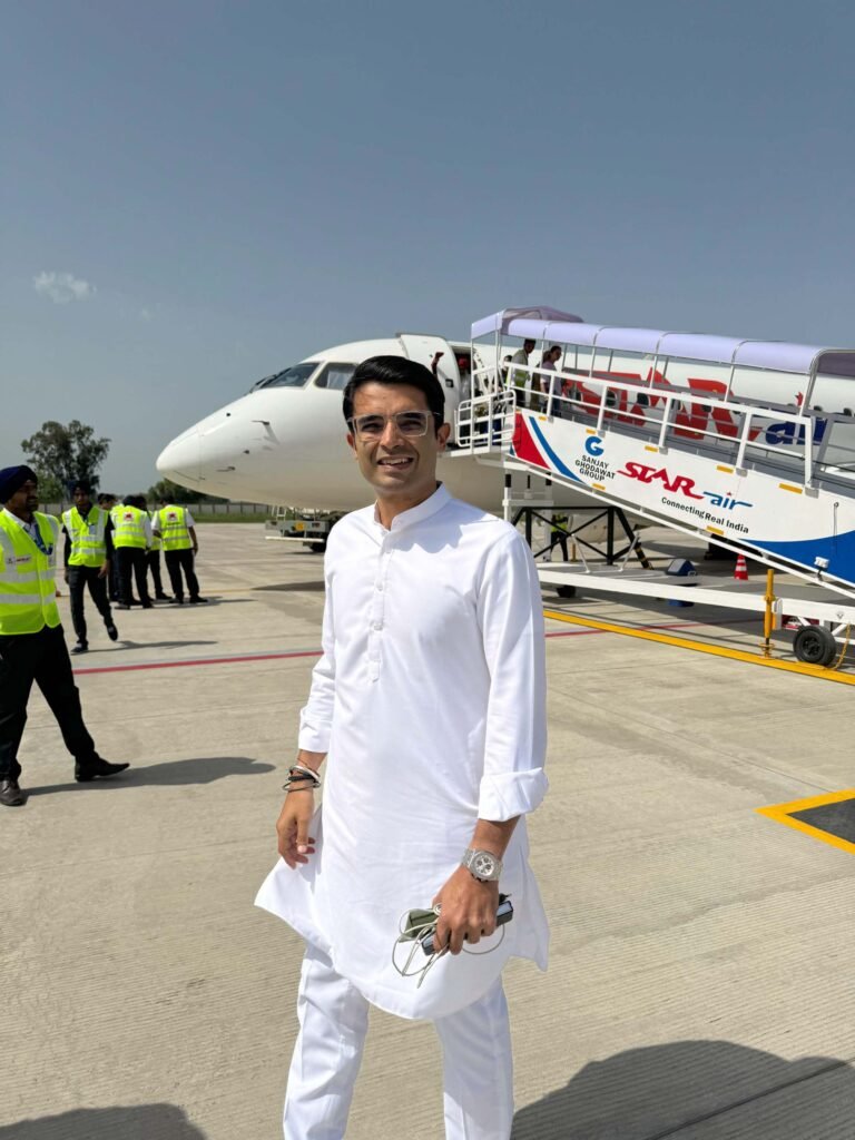 Jaiveer Shergill at Adampur Airport