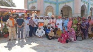 पंजाब राज्य अनुसूचित जाति आयोग के चेयरमैन जसवीर सिंह गढ़ी सच्चखंड डेरा संत बाबा मेला राम में हुए नतमस्तक 7 IMG 20260527 WA0422