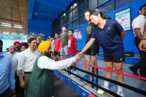 मुख्यमंत्री भगवंत सिंह मान ने जालंधर में होने वाली राष्ट्रीय बैडमिंटन चैंपियनशिप की तैयारियों का लिया जायजा 7 IMG 20260719 WA0238